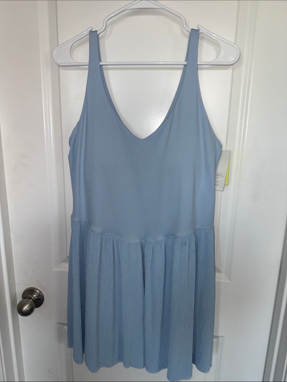 all in motion Sky Blue V-Neck Sleeveless Mini Dress